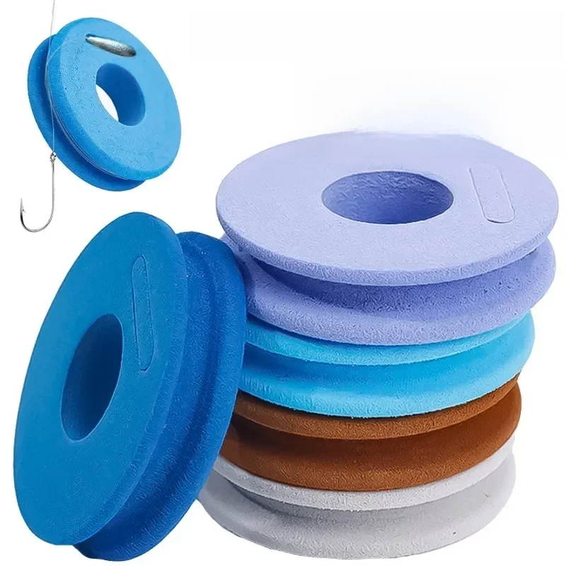 50/200PCS EVA Main Line Spool Foam Main Coil Fish Line Spool Fish Coil Plate Line Winding Wrap