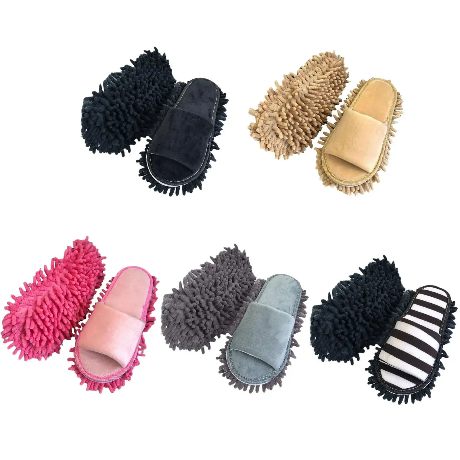 Lazy Mop Slippers Floor Dust Cleaning Slippers Shoes Clean Slippers Wipe The Floor Open-toed Lazy