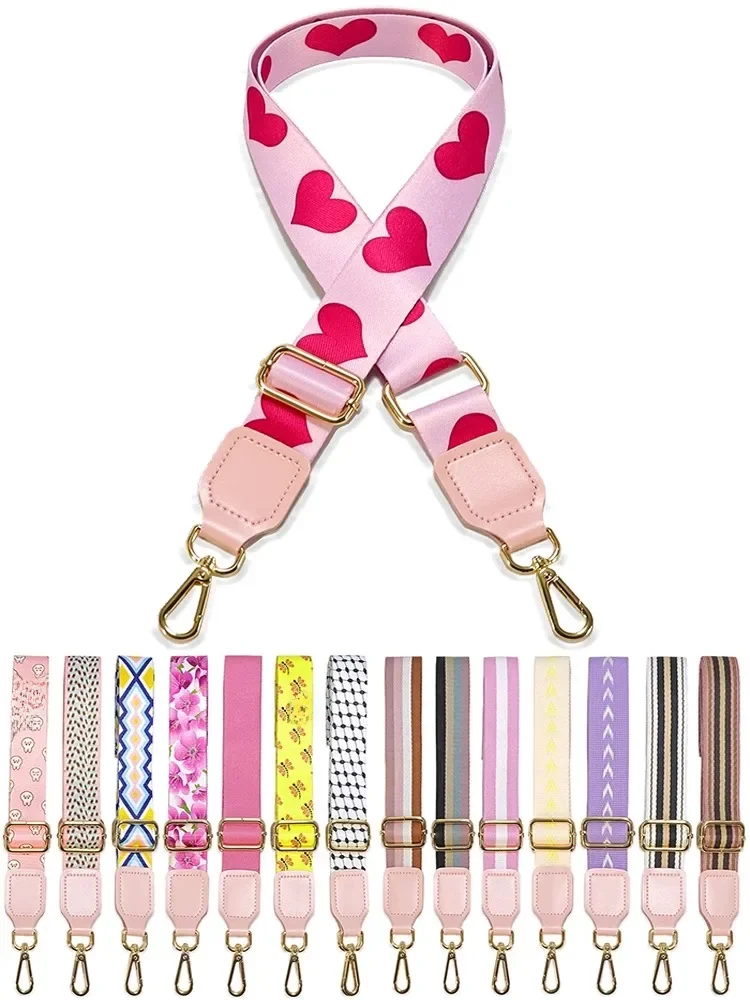 Adjustable shoulder strap messenger widening accessories adjustable female bag heart-shaped strap