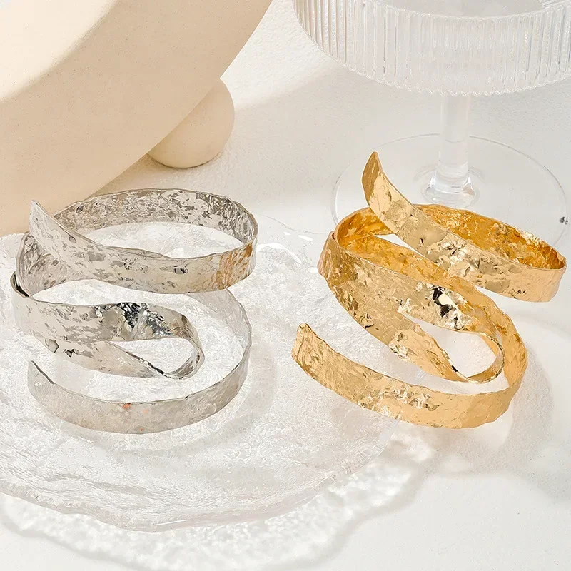 Personalized Minimalist Irregular Metal Bracelet for Women Party Gift Holiday Fashion Jewelry