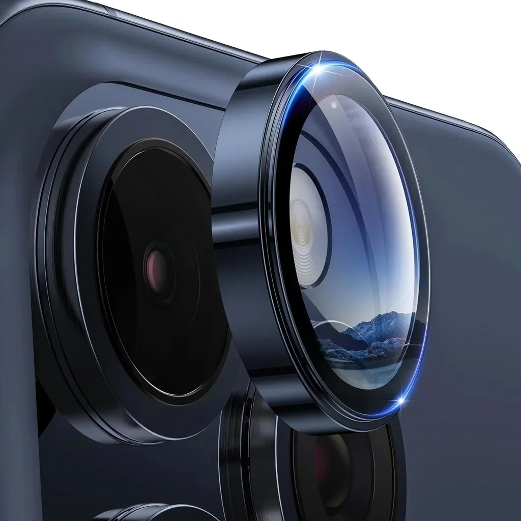 3Pcs Metal Camera Lens Protector For iPhone 15 Pro Max 9H Tempered Glass Camera Cover for iPhone 15