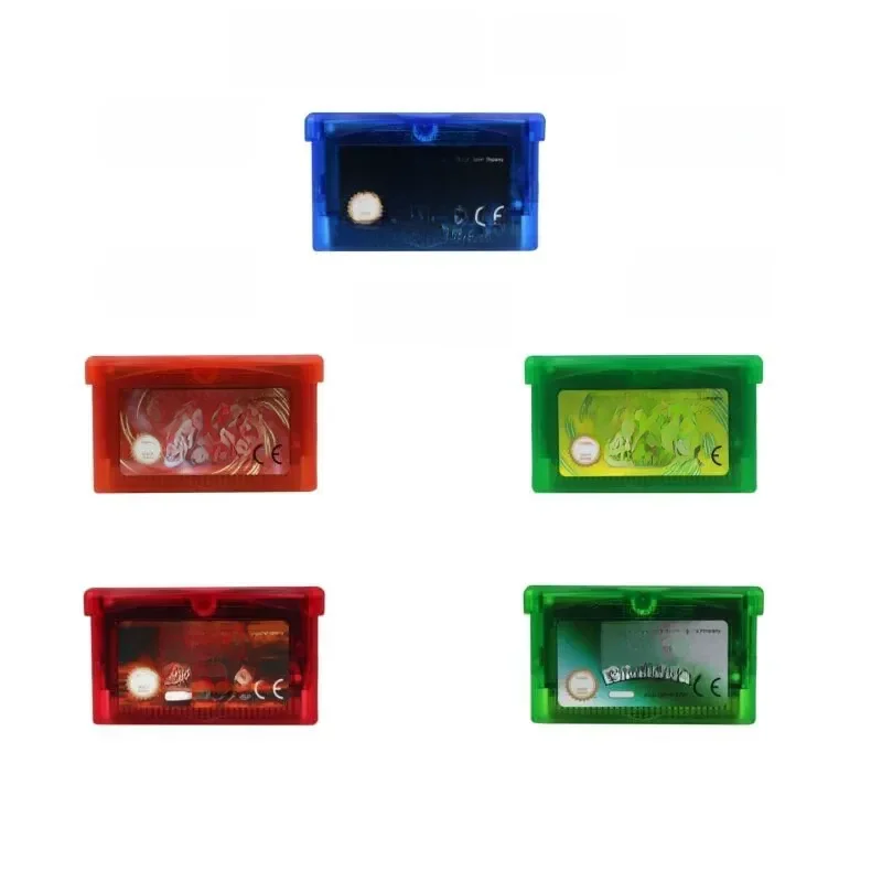 32 Bit GBA Video Game Cartridge Console Card Pokemon Series A set Emerald FireRed LeafGreen Ruby