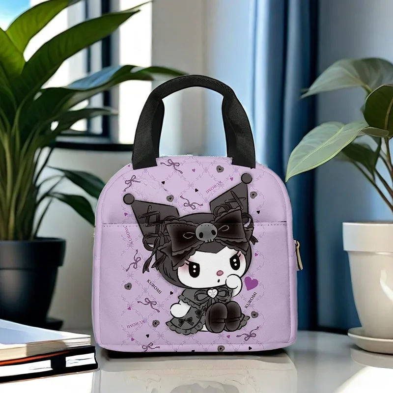 Sanrio Kuromi Backpack Sanrio Backpack Pencil Bag Student Primary and Middle Kawaii Cartoon Mochila