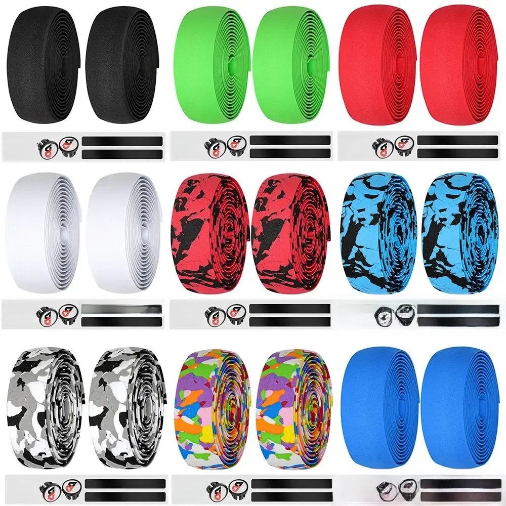 1Pair Bicycle Handlebar Strap MTB Road Bike Handle Tape Non-Slip Sponge Belt Tape Handbar Protection