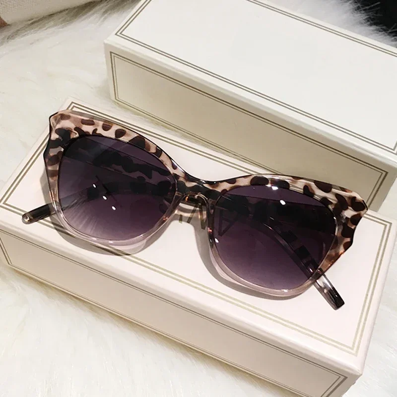 Cat Eye Vintage Sunglasses Women Brand Designer Fashion Gradient Sun Glasses Female Retro Mirror