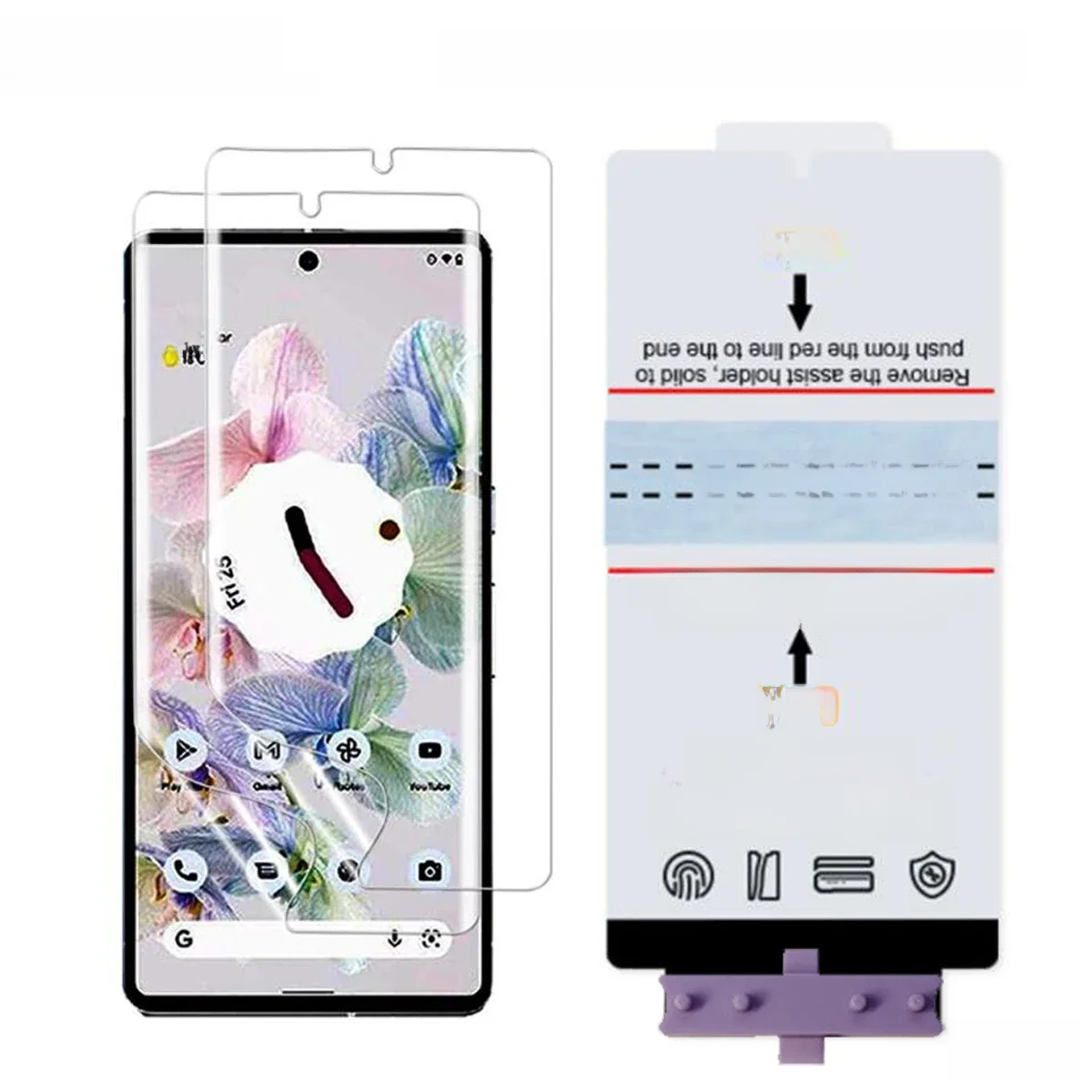 3Pcs HD Soft TPU Screen Protector For Google Pixel 8 Pro Pixel 7 6 Pro 7A 6A Self Healing Front