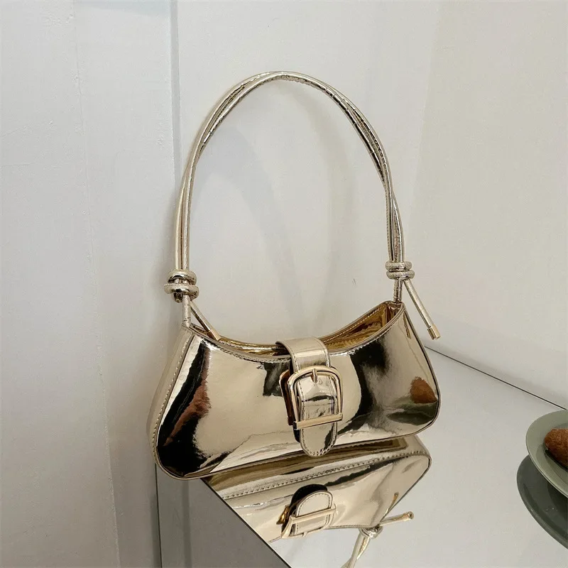 Women's Handbags New Shoulder Bag Retro Design Stone Pattern Armpit Bag Party Fashion Handbag