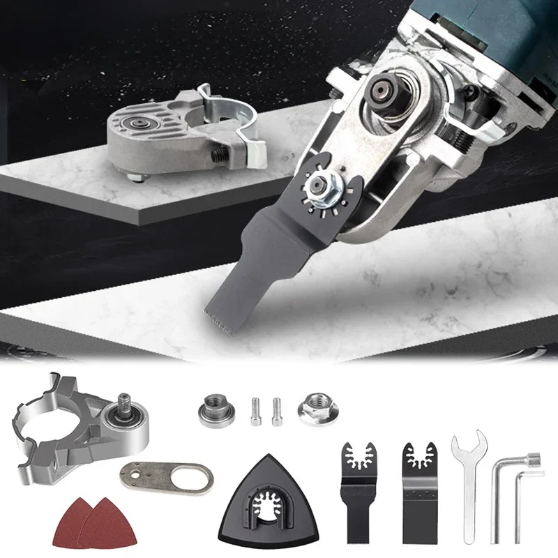 Multifunctional Angle Grinder Attachment Converter Oscillate Saw Blade Adapter Multi Power Tool Part