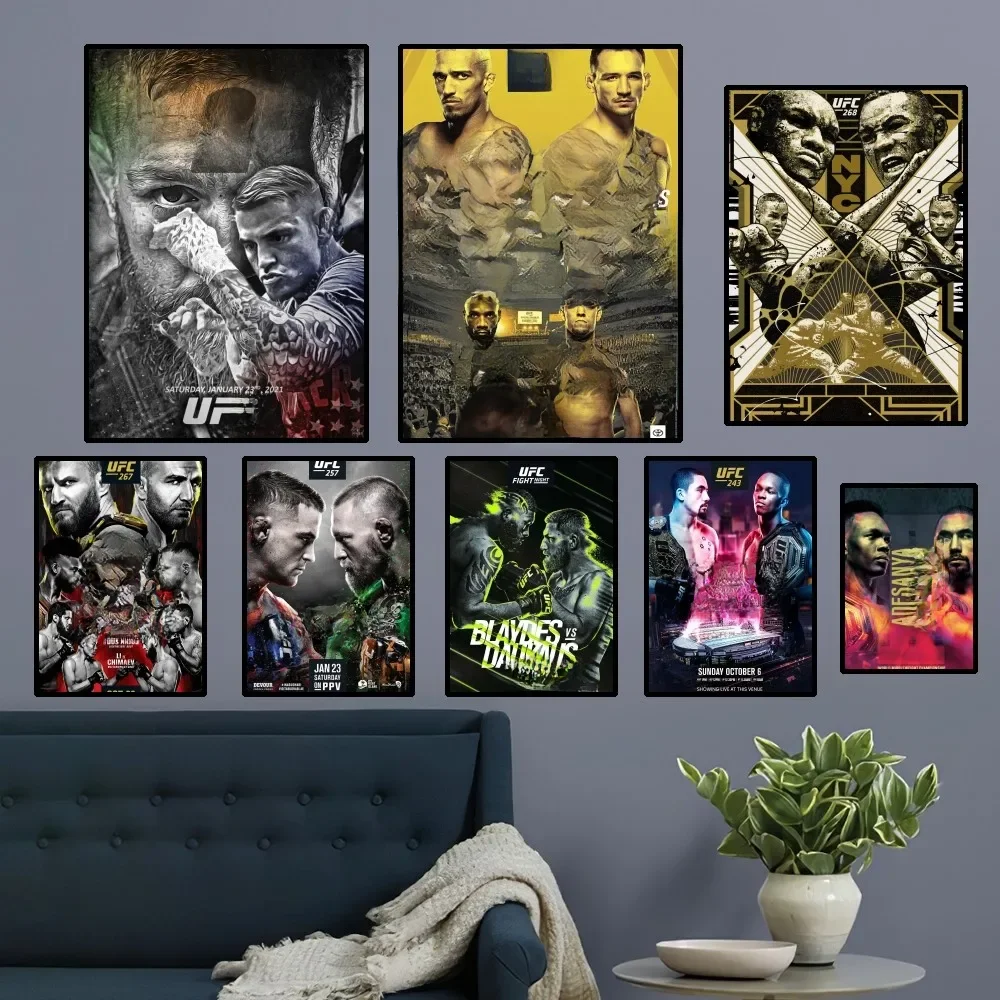 U-Ultimate Fighting Championship UFC Poster Home Room Decor Livingroom Bedroom Aesthetic Art Wall