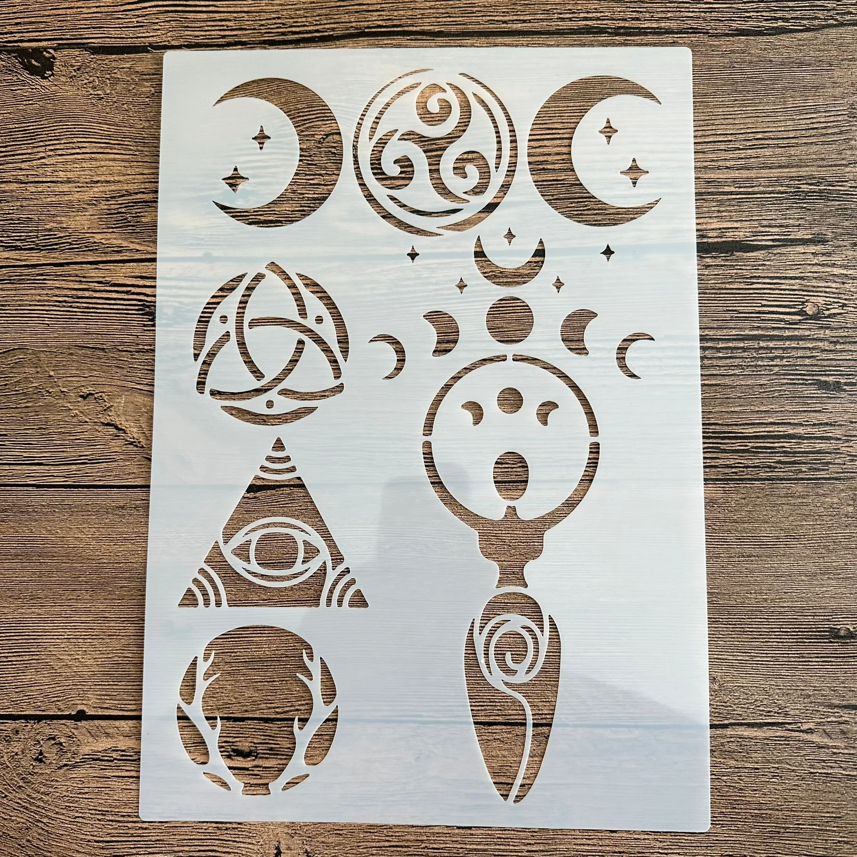 A4 29 *21cm Primitive humans DIY Stencils Wall Painting Scrapbook Coloring Embossing Album Decorative Paper Card Template,wall