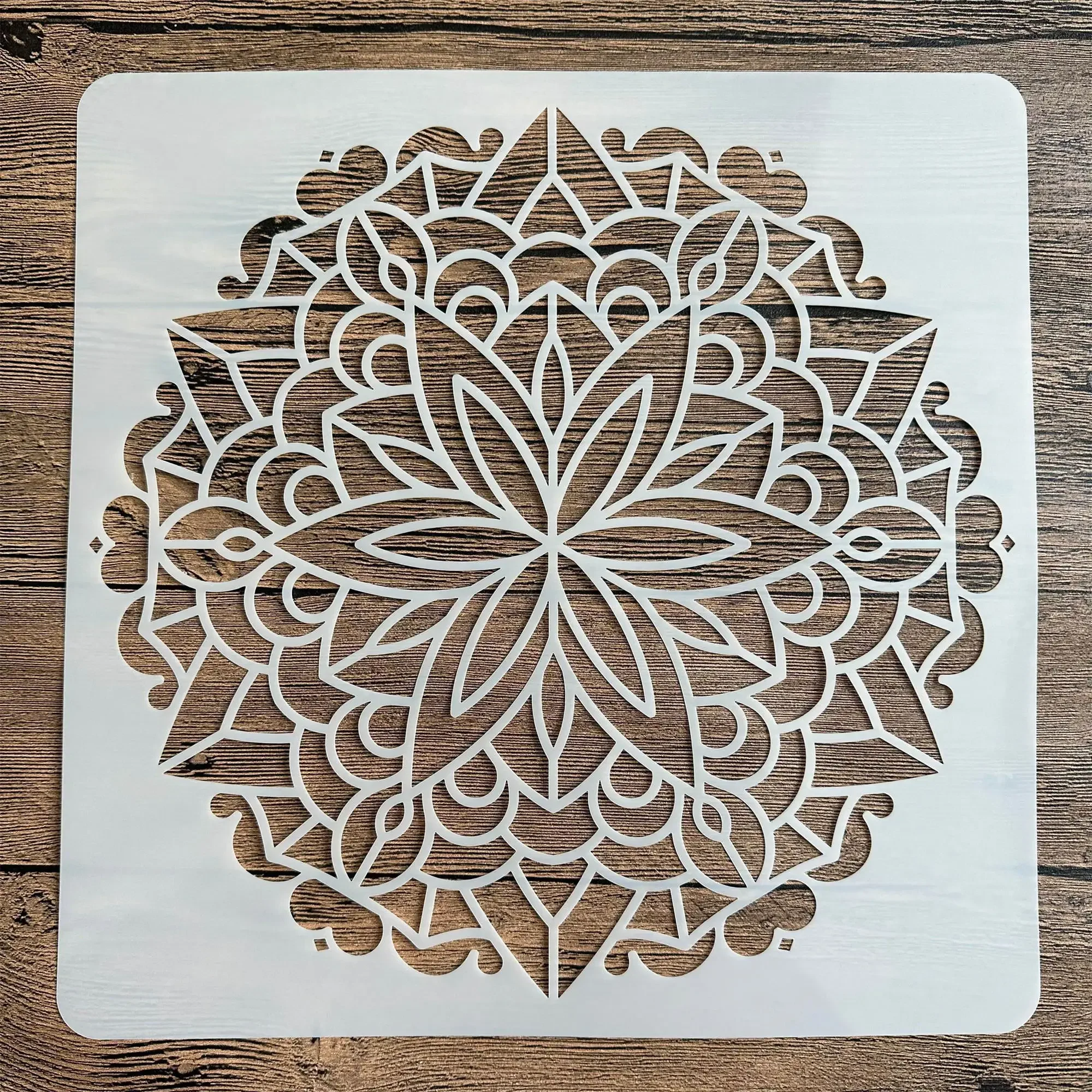 30 * 30cm size diy mold for painting stencils stamped photo album embossed paper card on wood, fabric,wall mandala stencils