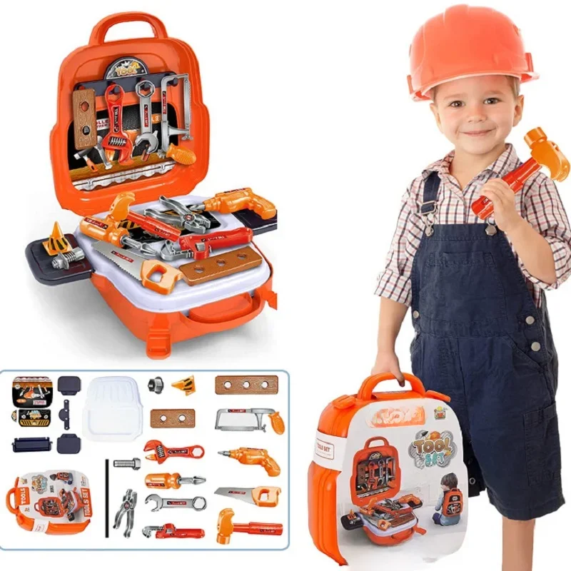 Kids Tool Set Simulation Repair Tools Screwdriver Tool Kit Child Learning Tool Kit With Storage Case