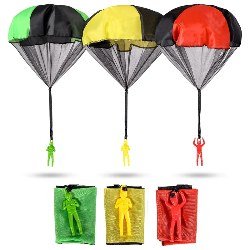Parachute Toys for Kids Tangle Free Outdoor Flying Parachute Men Outside Toys Easter Basket Stuffers