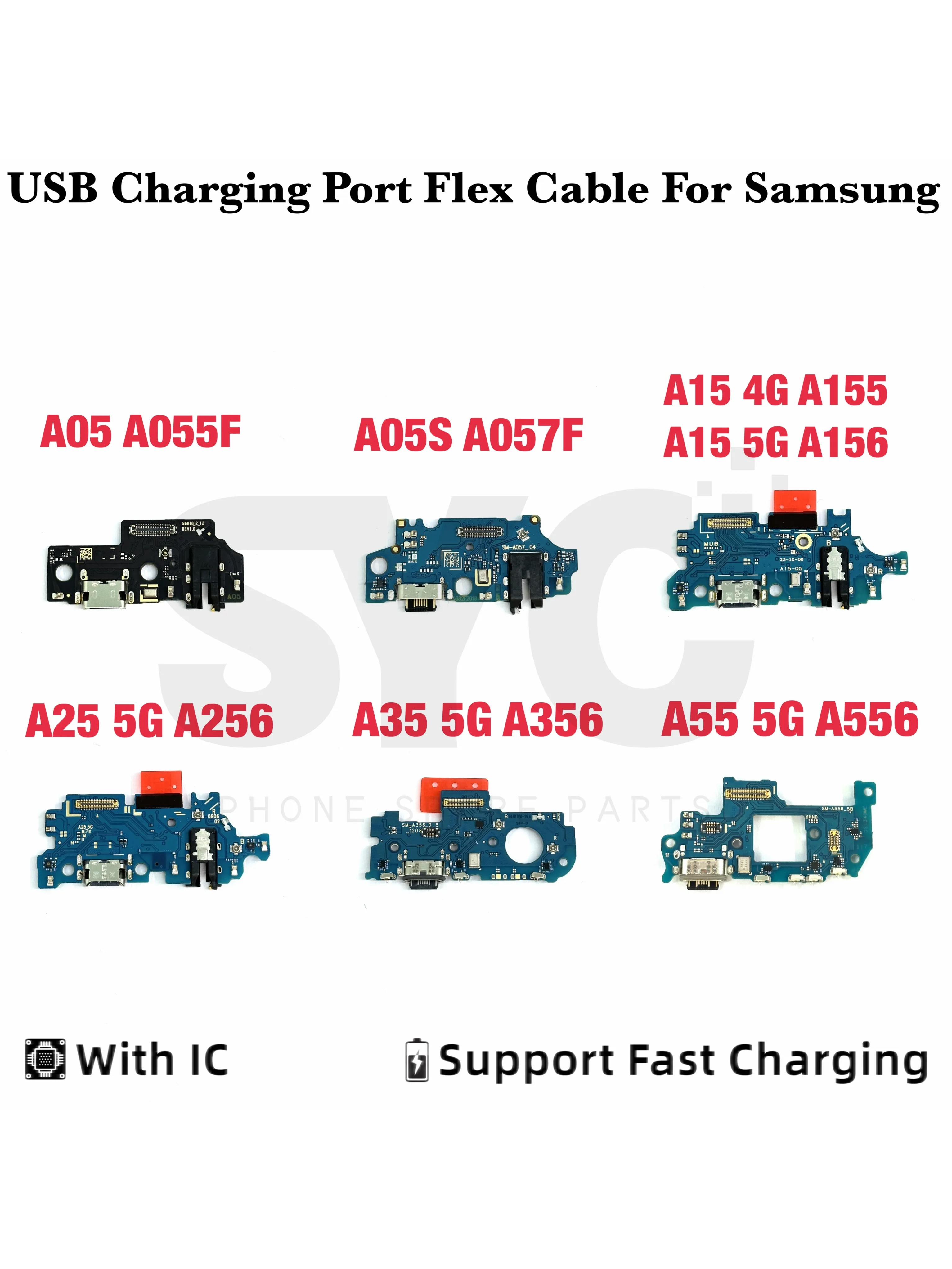 Good quality USB Charging Dock Port Socket Jack Plug Connector Charge Board Flex Cable For Samsung