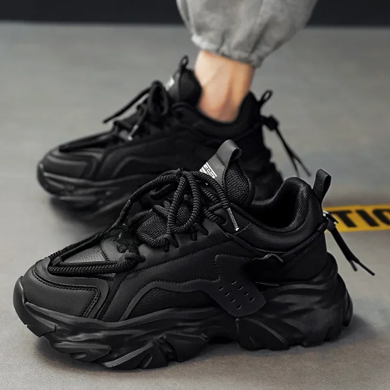 2024 New Men's Luxury Platform Sneakers Fashion Men Running Shoes Increased Breathability Man Shoes