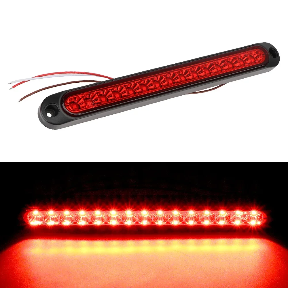 Warning Tail Light Turn Signal Lamps Rear Brake Lamp Brake Light 15LED Light Strip for Truck Trailer