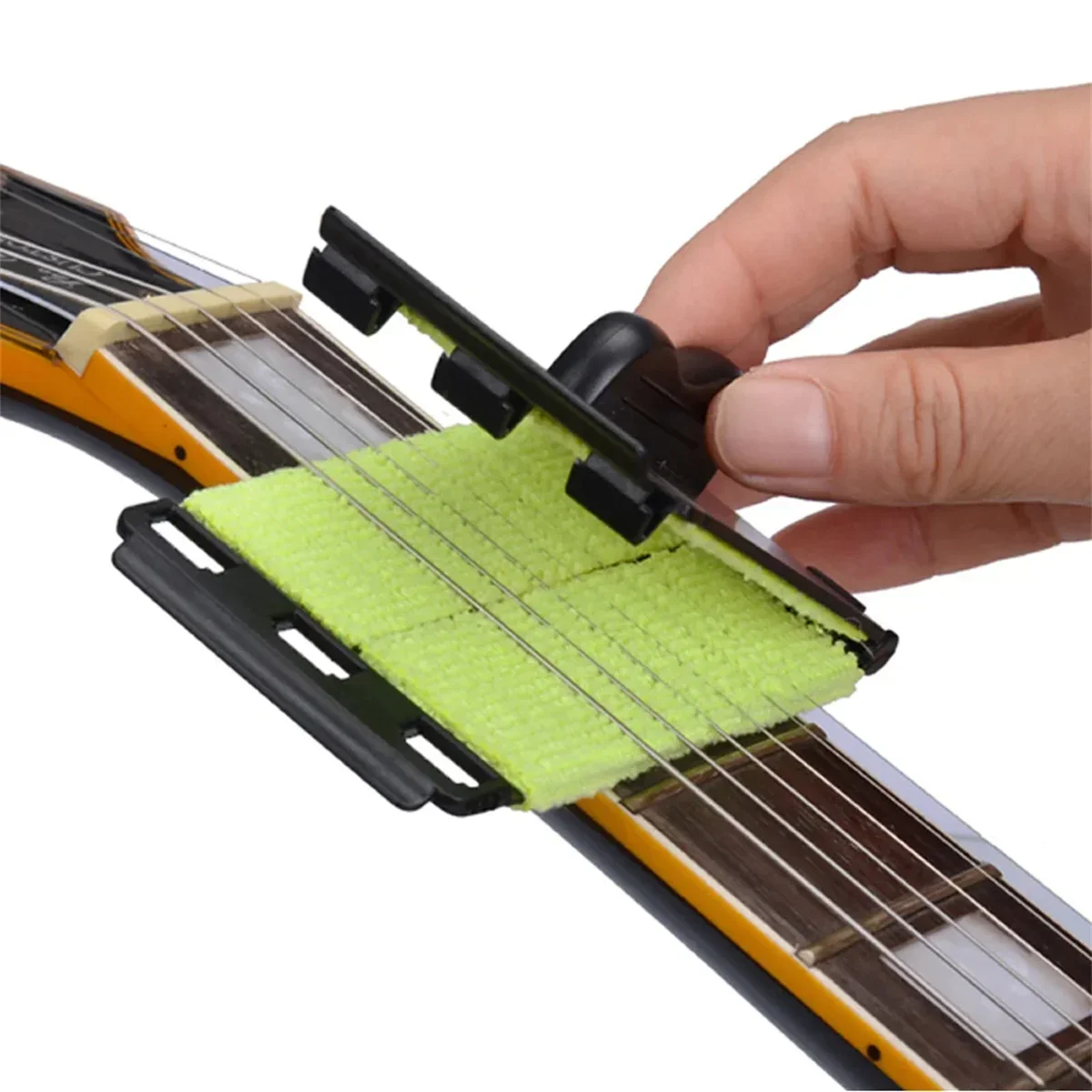 Miwayer Guitar String Cleaner Clean Fretboard Cloth Tool for Maintenance and Care of Violin, Bass,