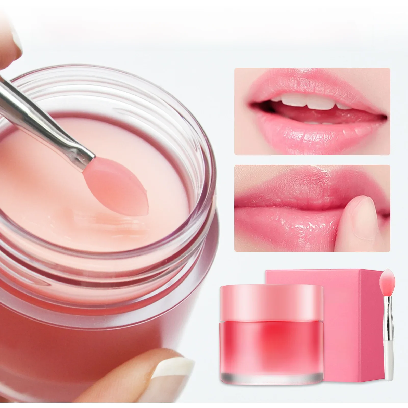 Berry Lip Sleeping Mask Night Sleep Maintenance Moisturizing Fade Lip Lines Nourishing Lip Balm Skin