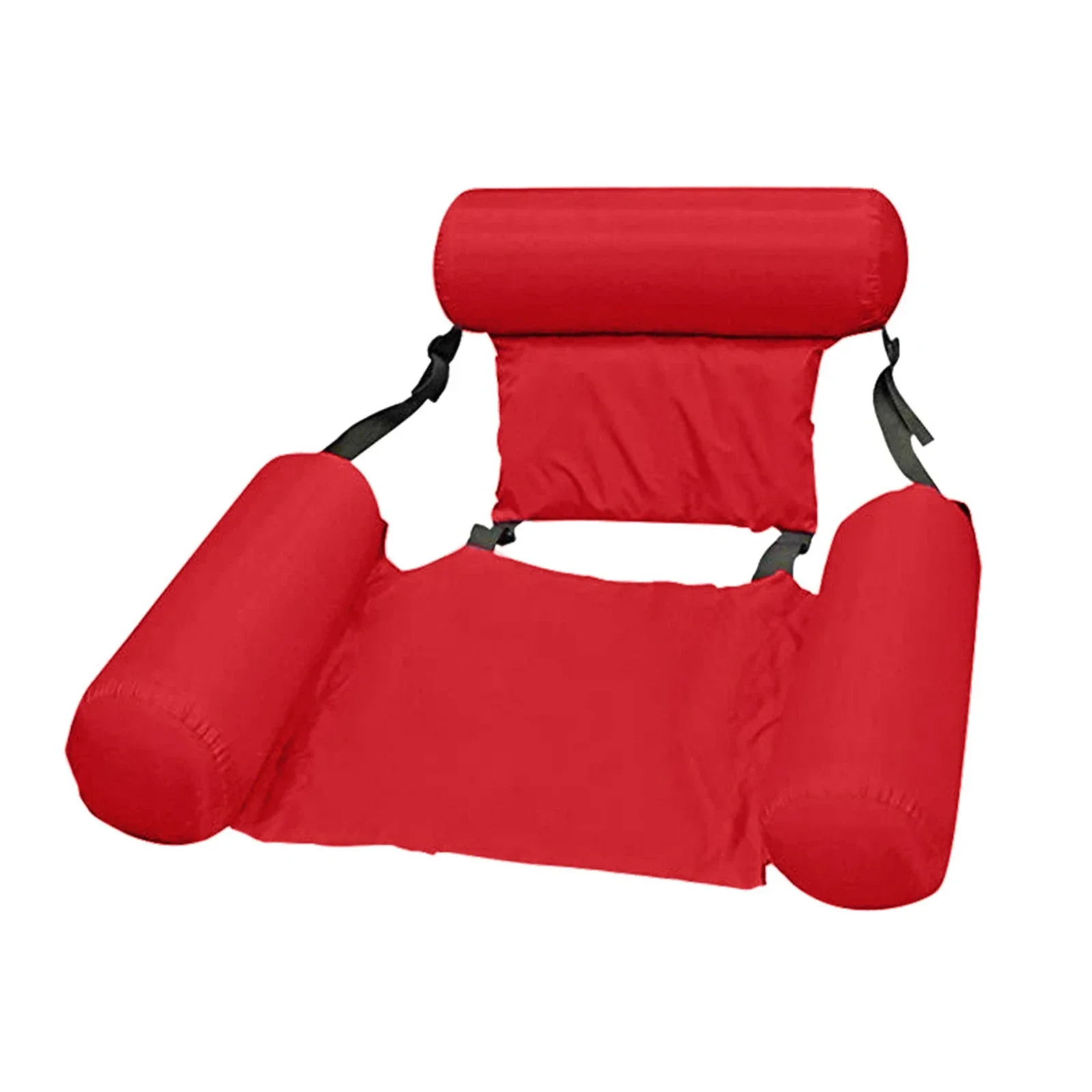 Water Hammock Swimming Pools Inflatable Air Mattress Summer Beach Lounger Back Floating Chairs