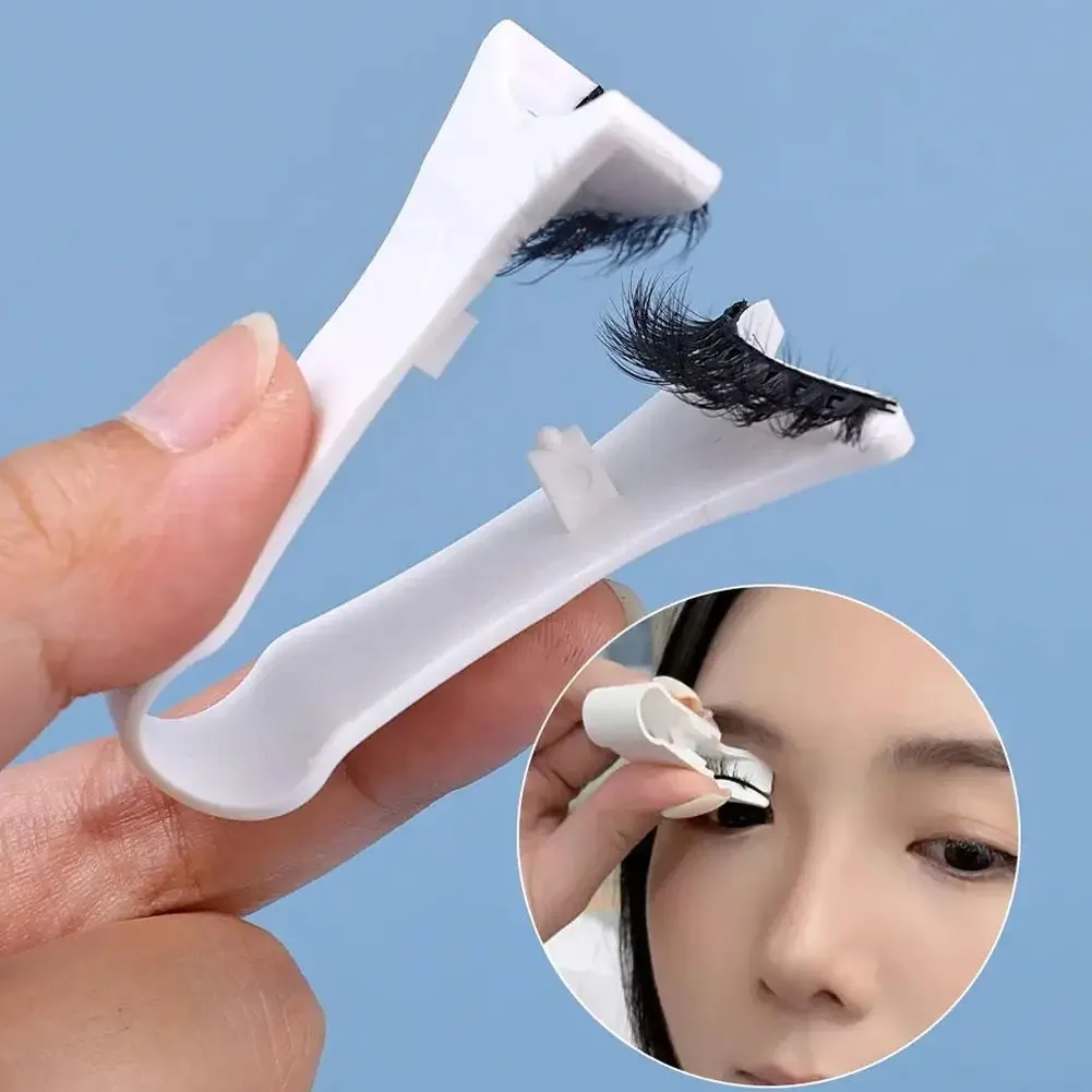 1pcs Professional Magnetic Eyelashes Extension Applicator False Eyelashes Tweezer Curler Clip Clamp