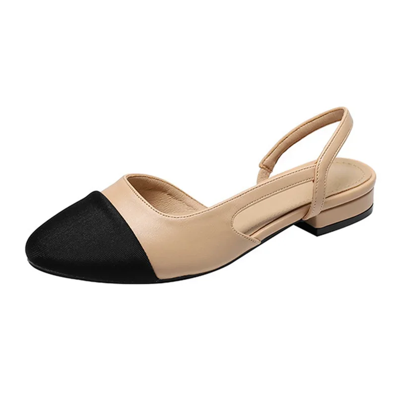 All-match Flat Shoes Women Sandals Non-Slip Soft Leisure Shoes Mixed Colors Comfort Low Heel Femme