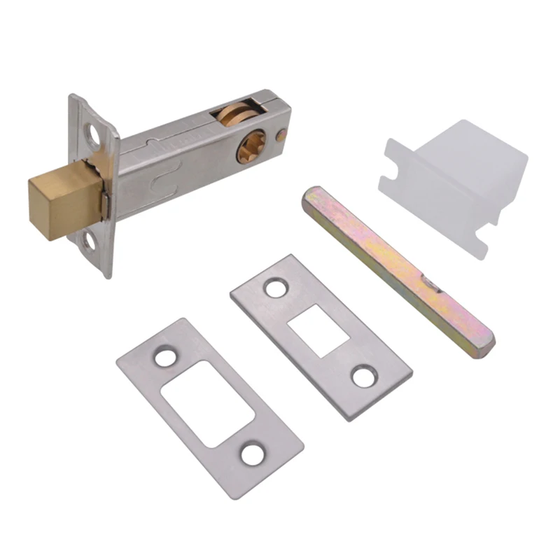 HOT 2PCS European Bathroom Rest Room Privacy Door Lock Tongue Single Tongue Partition Door Bolt Door Lock Repair Parts