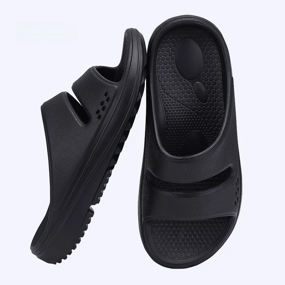 Kidmi Flat Sandals For Women New Orthopedic Sandals Arch Support Slides Soft Cloud Slippers Bathroom
