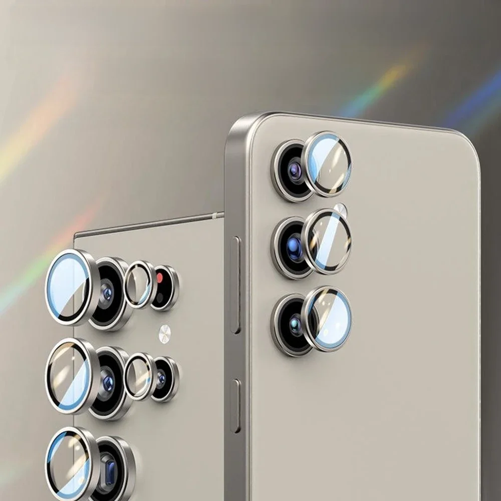 For Samsung S24 Ultra Metal Camera Protector Lens Tempered Glass Camera Case For Samsung Galaxy S24