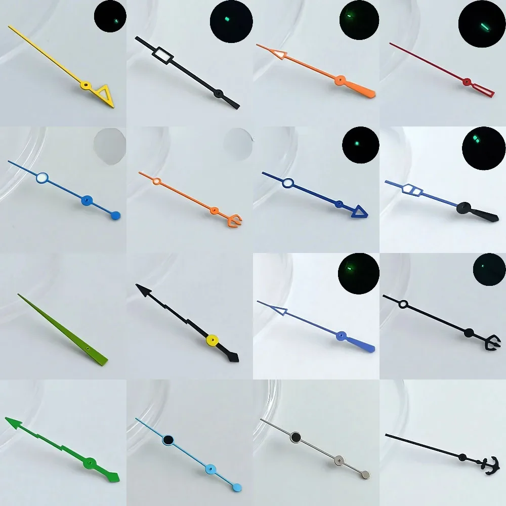 High quality watch pointer green glow suitable for N H35 NH36 movement watch pointer