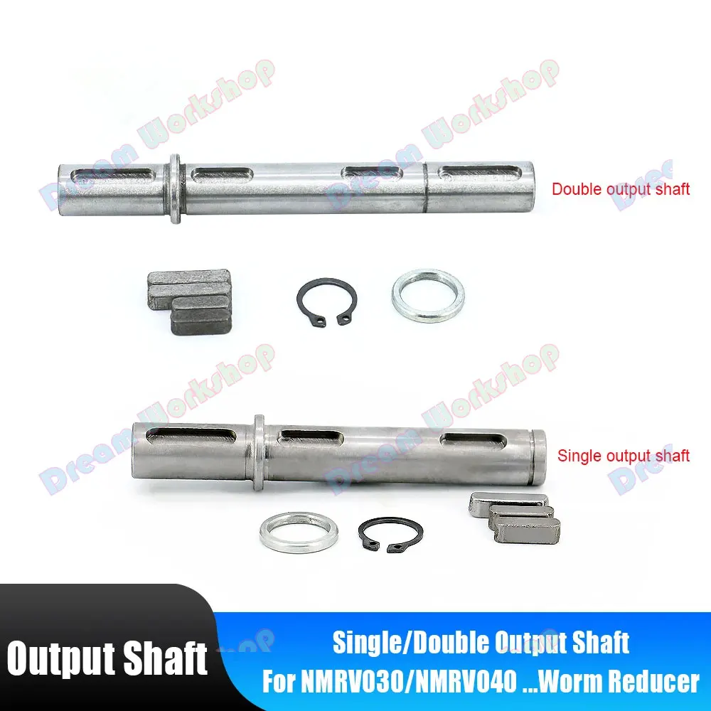 Single/Double output shaft for worm reducer NMRV030 NMRV040 NMRV050 NMRV063 NMRV075 Turbo-Worm Gearbox accessories