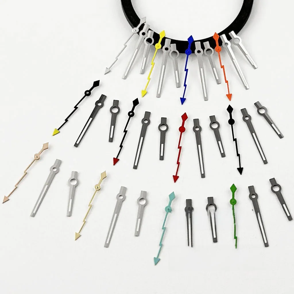 NH35 Lightning Second Hands Green Red Silver Gold Blue Orange Watches Needles For NH35 NH36 NH38