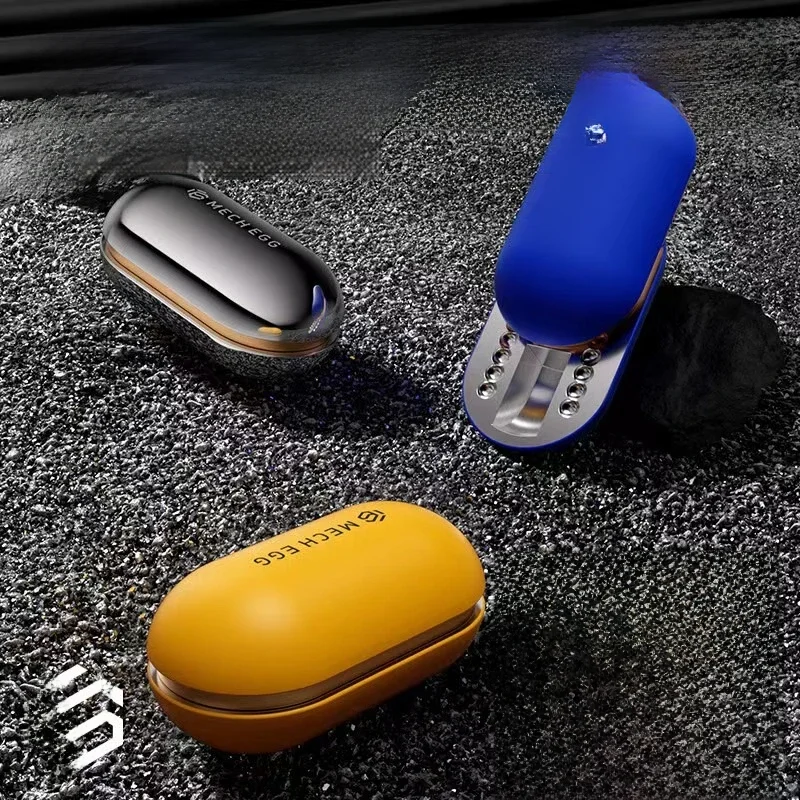 Mech Egg Mechanical Haptic Slider EDC Fidget Slider Metal Fidget Toys ADHD Tool Adult Anxiety Stress