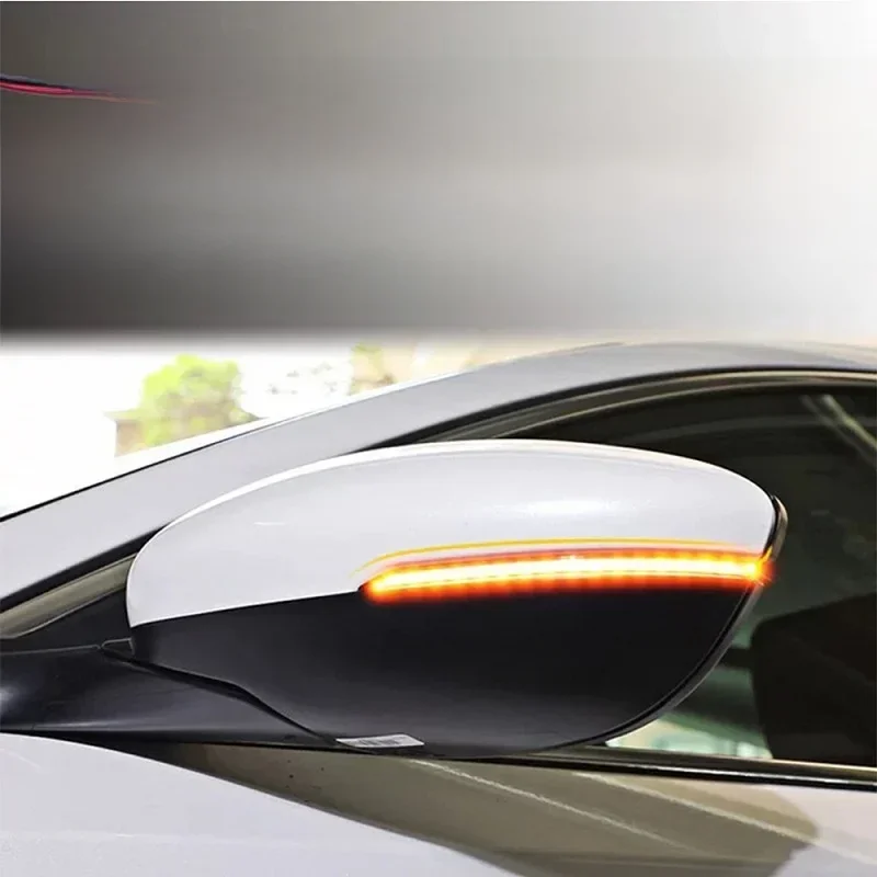 Car Rearview Mirror Indicator Lamp DRL Streamer Strip Flowing Turn Signal Lamp LED Car Light Source