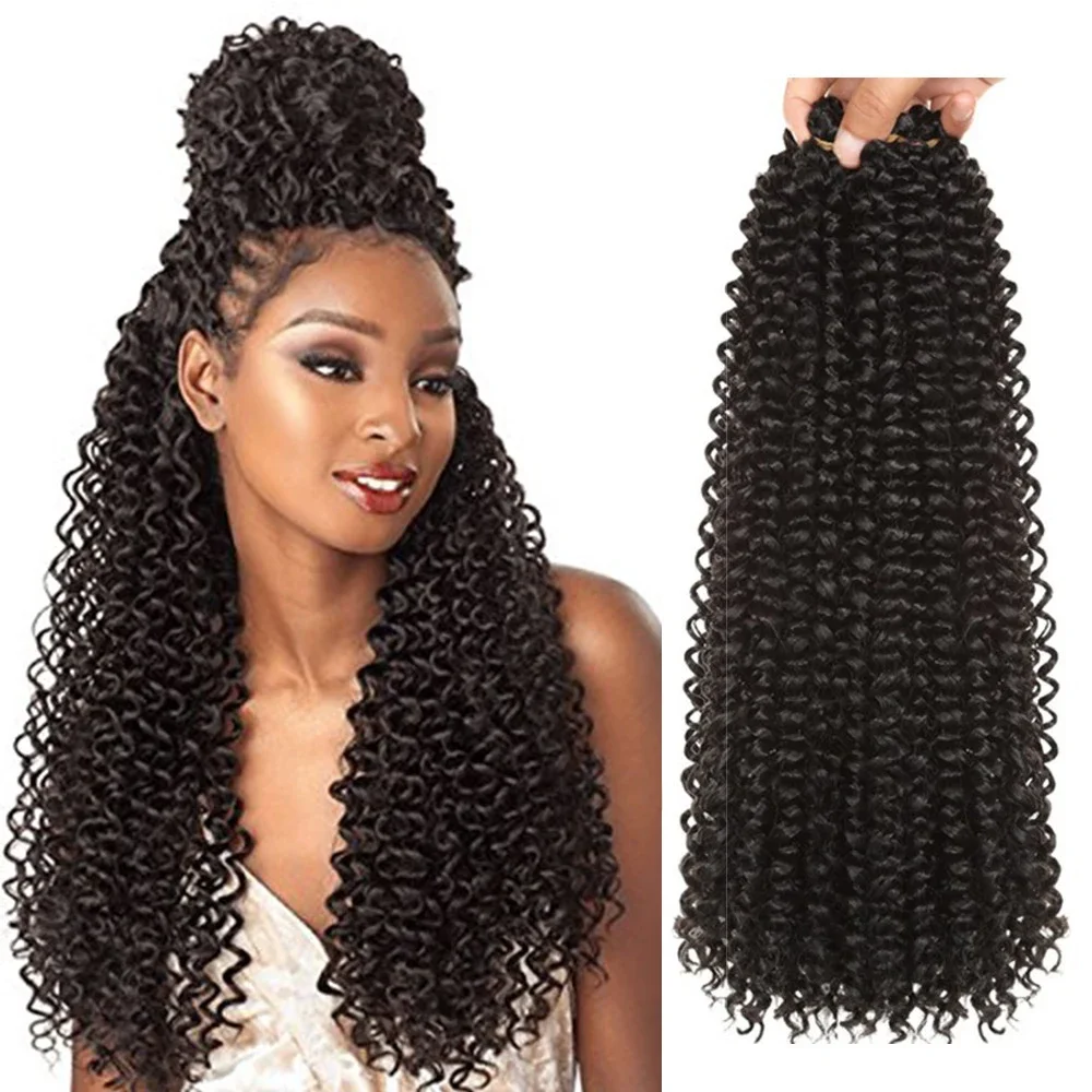 Long Passion Twist Crochet Hair 22Inch Ombre Synthetic Braiding Hair Extensions Bohemia Crochet