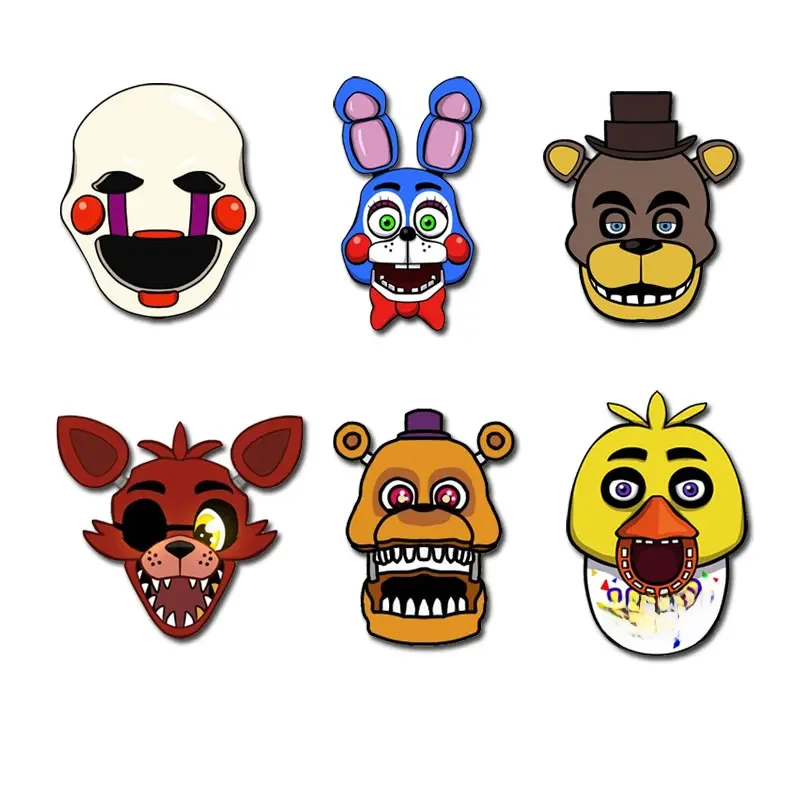 Fnaf Brooches Accessories Acrylic Five Night At Freddy Pin Backpack Badge For Kids Adults Jewelry