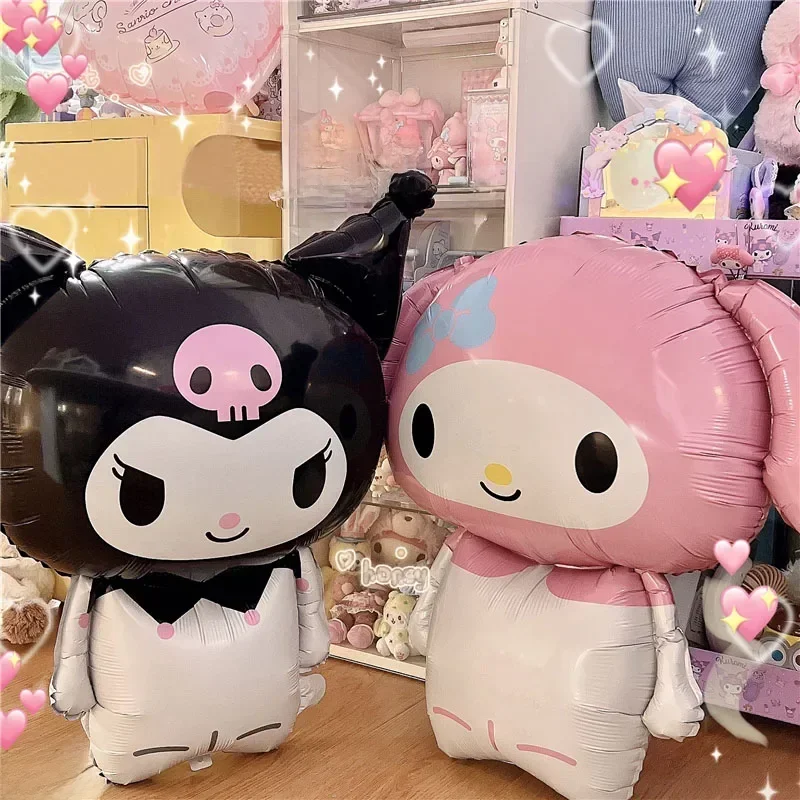 Sanrio Balloon Kawaii Anime Kuromis My Melodys Cinnamorolls Birthday Party Decoration Jumbo Balloons