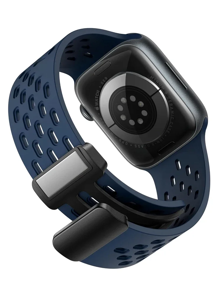 Silicone Strap for Apple watch band 49mm 45mm 44mm 42mm 40mm 41mm 38mm Bracelet Correa iWatch Series