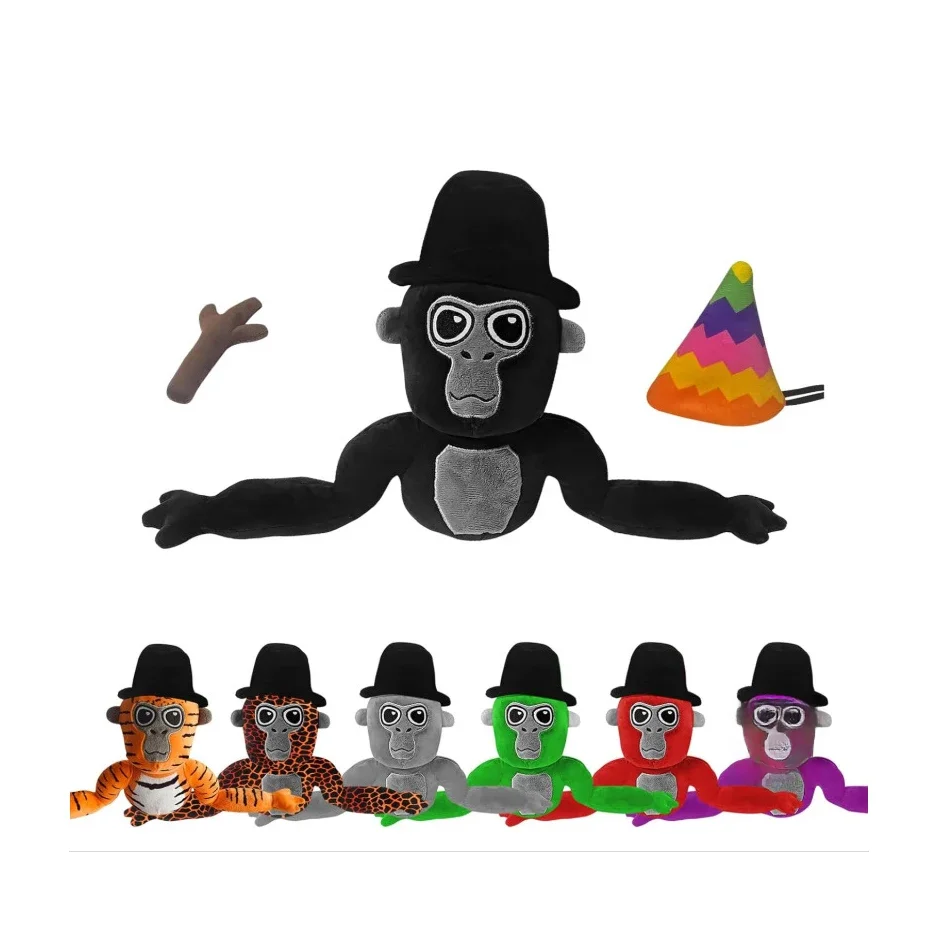20cm Gorilla Tag Monke Plush Toy Cute Soft Stuffed Cartoon Anime Home Decoration Dolls Kawaii Pillow
