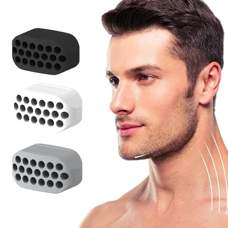 Silicone Jaw Line Exerciser Jawline Chew Ball Fitness Facial Toner Face And Neck Muscle Trainer Chin