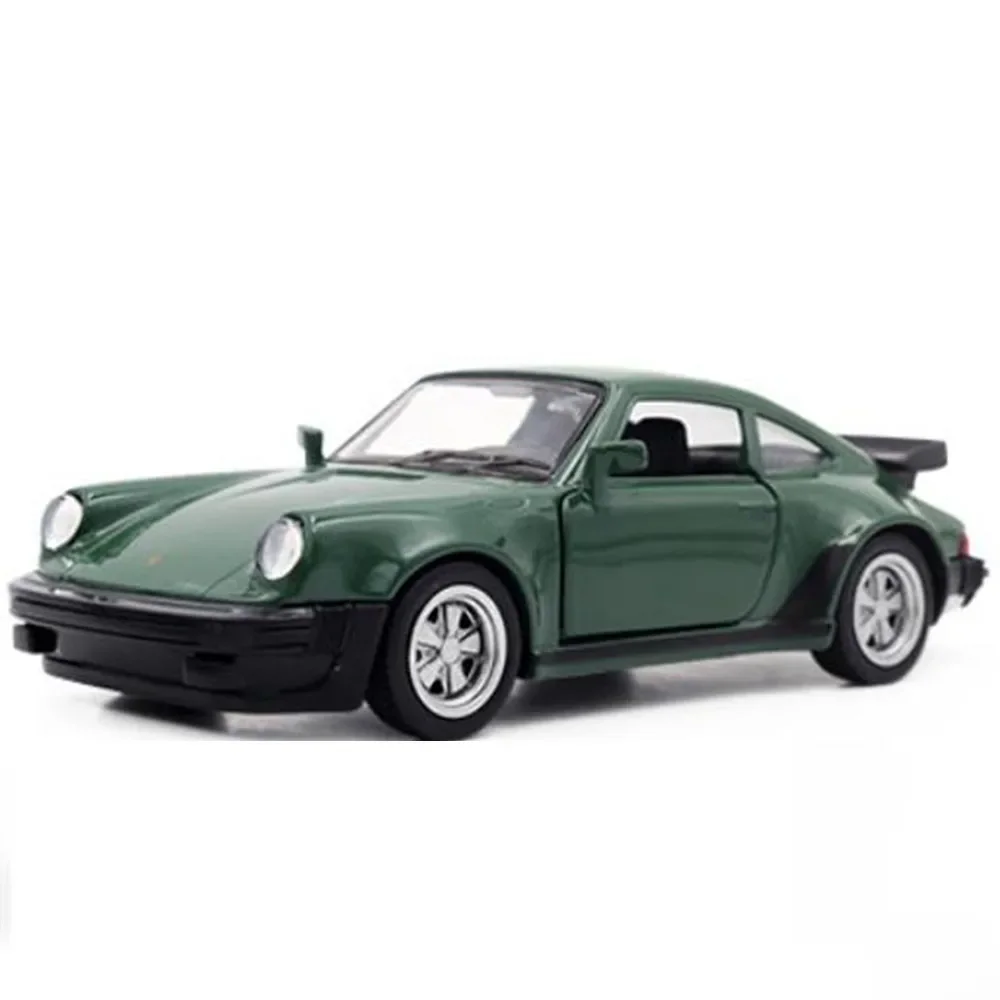 1/36 Scale Porsche 911 Turbo Toy Car Model Alloy Diecast Retro Racing with Pull Back Scale Model Car