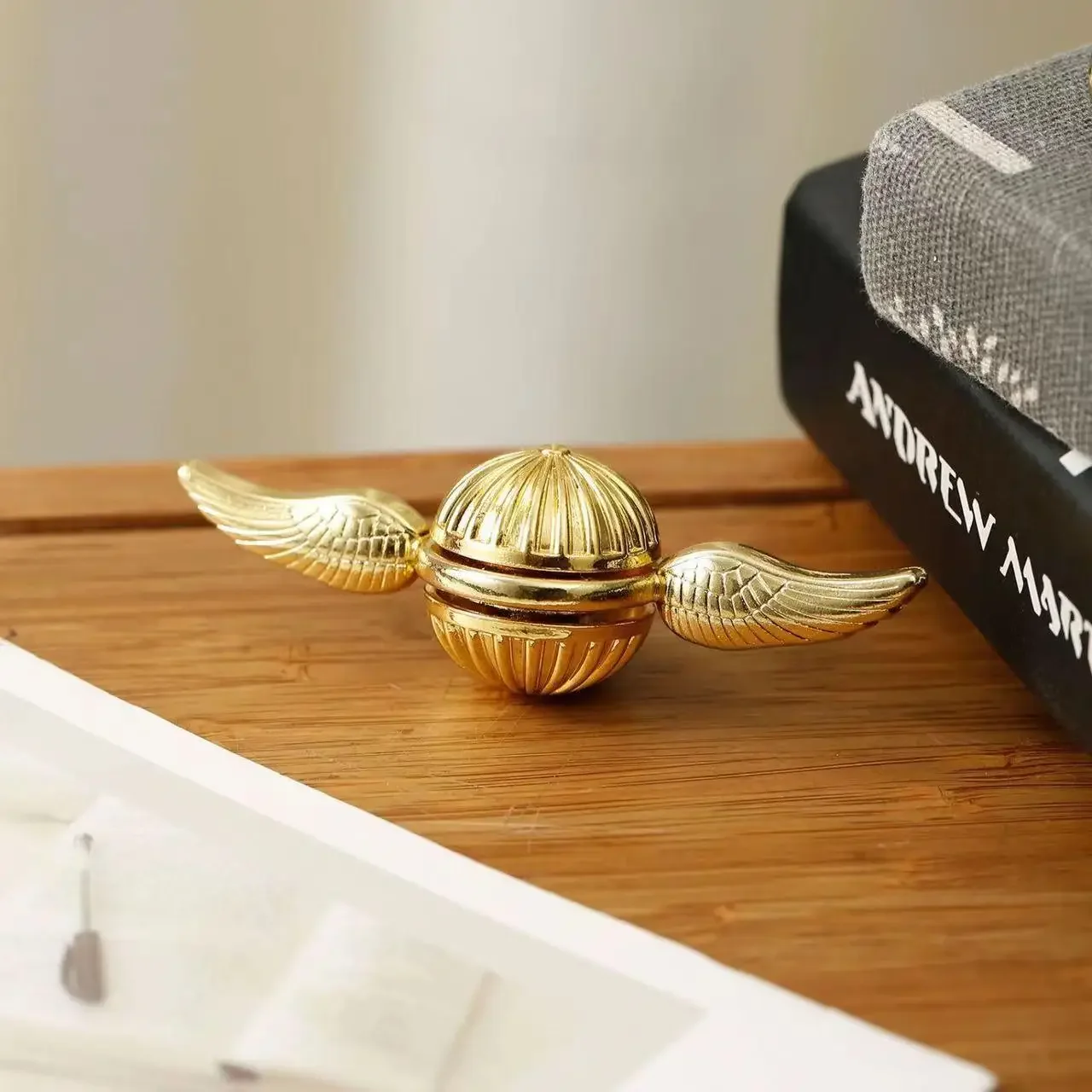 4 Style Harry Potter Fidget Spinner Magic Boy Golden Snitch Movie Peripheral Fingertip Movable Toy