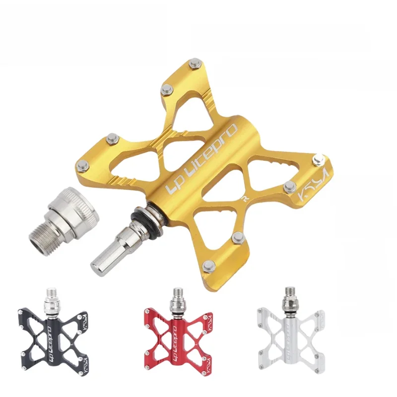 Litepro K5 Quick Release Pedal Widened Non-Slip Ultralight Aluminum Alloy DU Sealed Bearing Folding