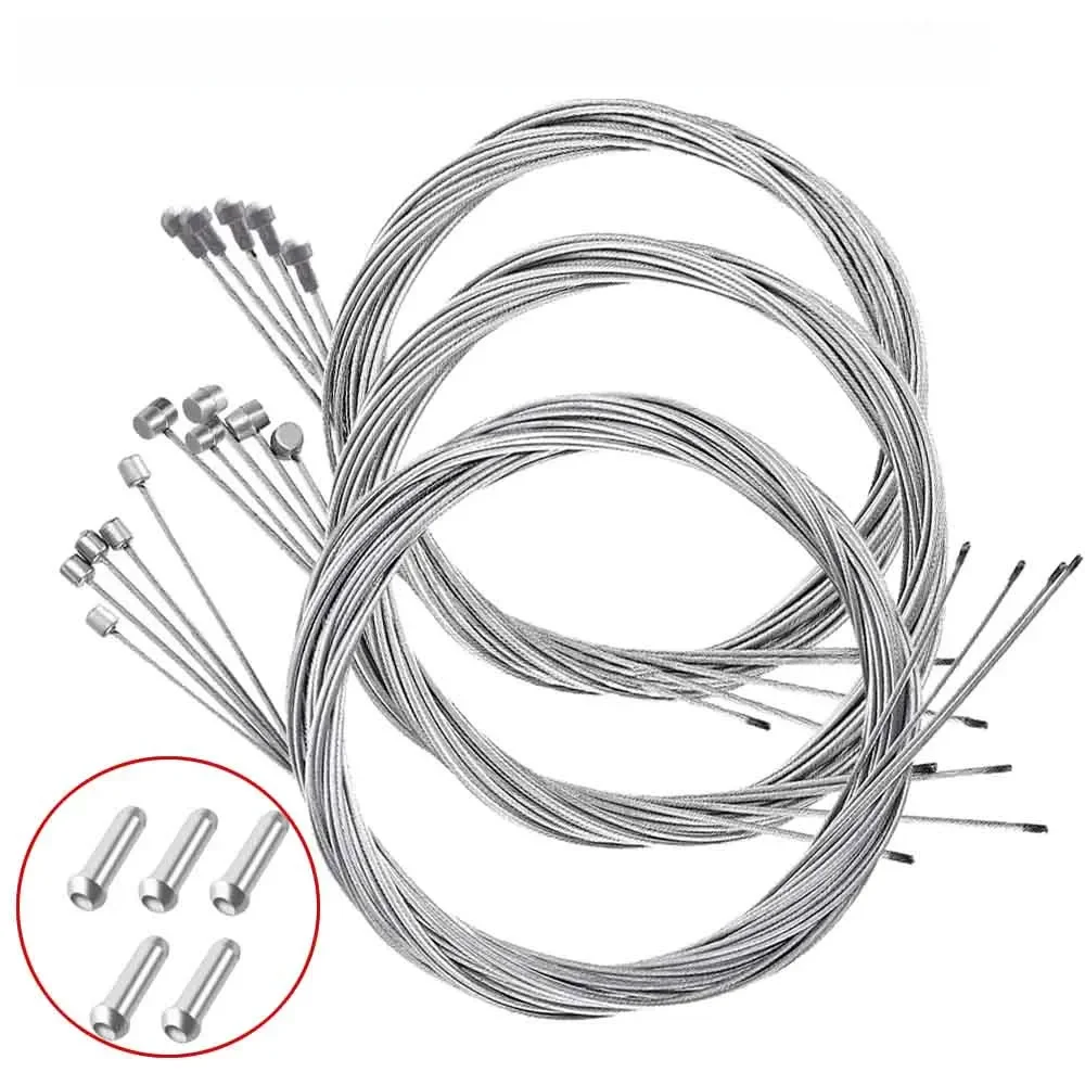 5PCS Bicycle Brakes Line Road Mountain Bike Brake Cable Universal Bicycle Shift Cable Durable Road