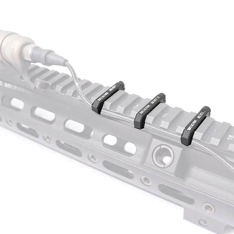 3pcs/Set Wire Guide System Cable Management Rail Cover Picatinny Rail Handguard Wire Guide Tail