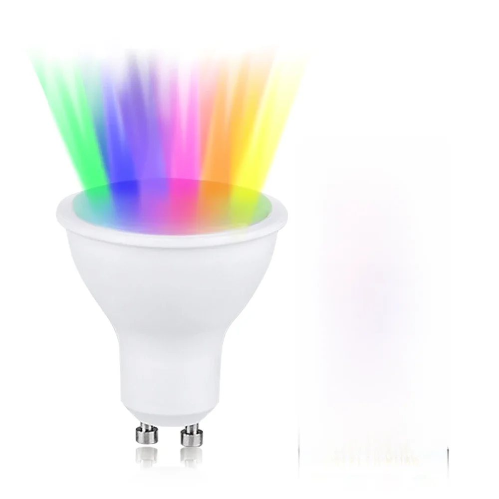 85-265V 10W GU10 LED Bulb 16 Colors RGB+CW+WW Lamp Spotlight  IR Remote Control Ampoule Bombillas
