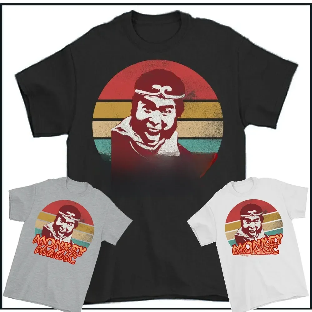 MONKEY MAGIC High Quality T-SHIRT Mens Chinese Fantasy TV Show Martial Arts 70's 80's MMA Men's