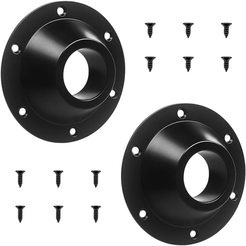 2 Pack RV Table Base, RV Pedestal Table Base Flange, Table Leg Base Mount Flush, Table Floor Mounting Base Plate Easy Install