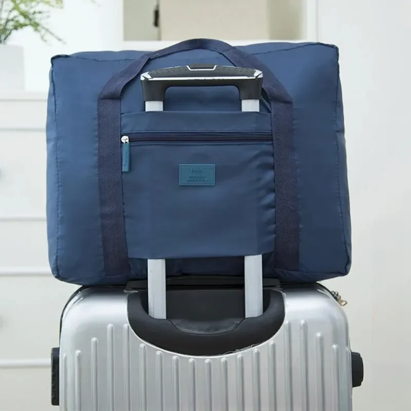 Foldable Travel Bag Lightweight Traveling Duffel Bag for Women Men Tote Bag Carry On Luggage Bag