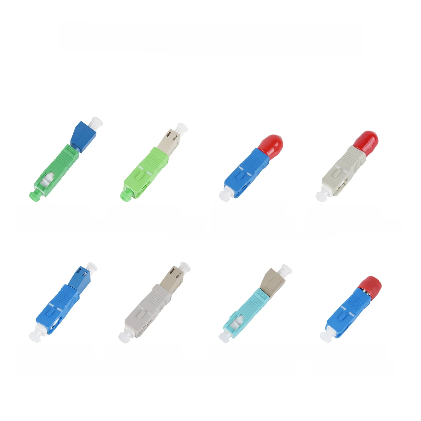 1Pcs Fiber Optic Adapter APC/UPC SC Male to UPC FC/LC/SC/ST Female Single-mode Multimode MO3 Optical