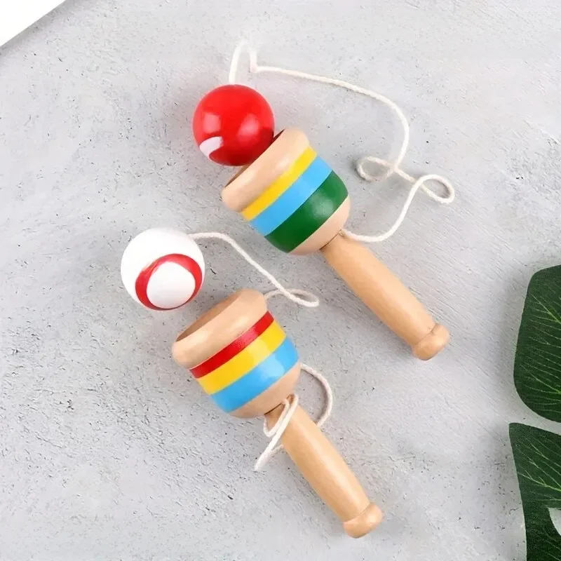 Montessori Toy Wooden Skill Sword Cup Develop Intelligence Smooth Toys Educational Traditional Games